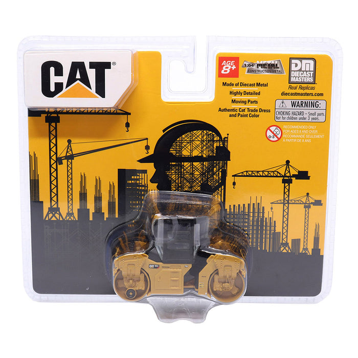 1:64 Scale Cat CB-13 Tandem Vibratory Roller with CAB