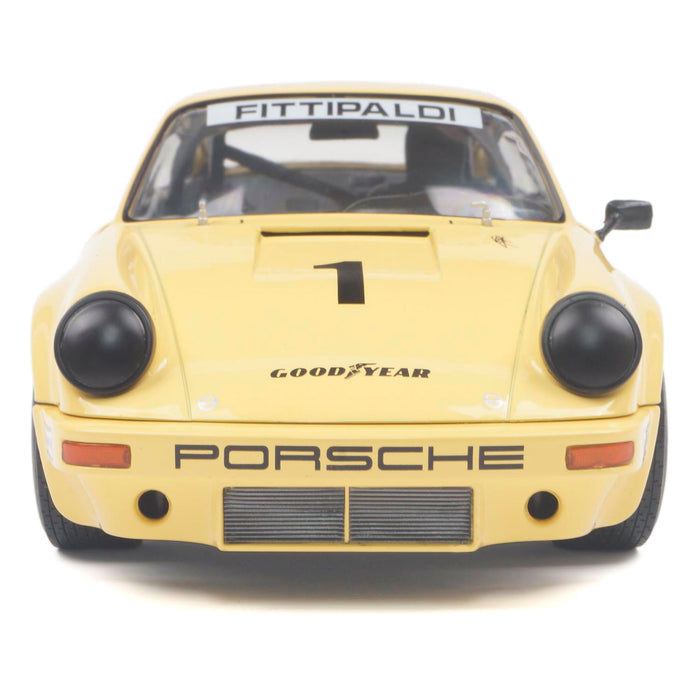 1:18 Porsche 911 IROC Yellow #1 Fittipaldi 1974