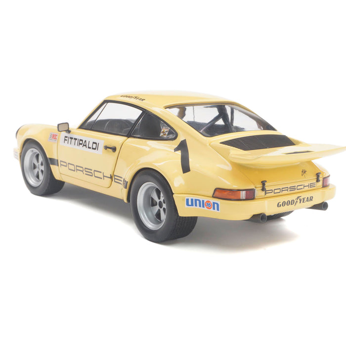 1:18 Porsche 911 IROC Yellow #1 Fittipaldi 1974