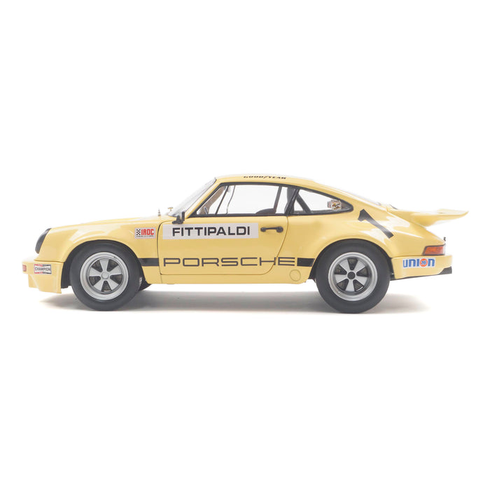 1:18 Porsche 911 IROC Yellow #1 Fittipaldi 1974