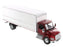 1:32 Peterbilt Model 536 with Supreme Signature Van Truck Body, Red Cab & White Body