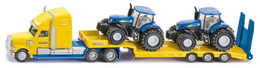 SIKU 1/87 HO Scale Truck With New Holland Tractors