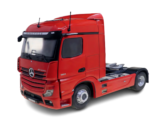 1:24 Scale 2019 Mercedes-Benz Actros Cab - Red
