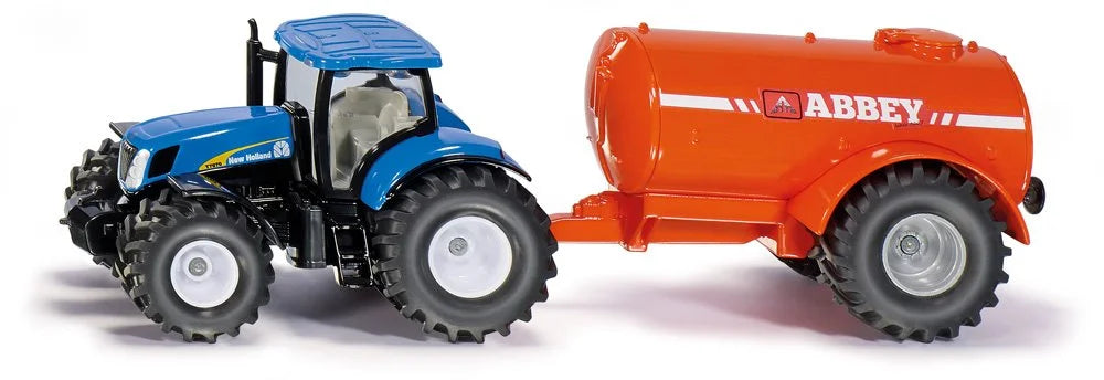 Tractor With Single Axle Vacuum Tanker