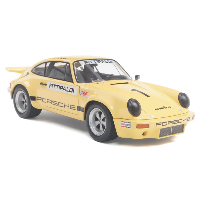 1:18 Porsche 911 IROC Yellow #1 Fittipaldi 1974