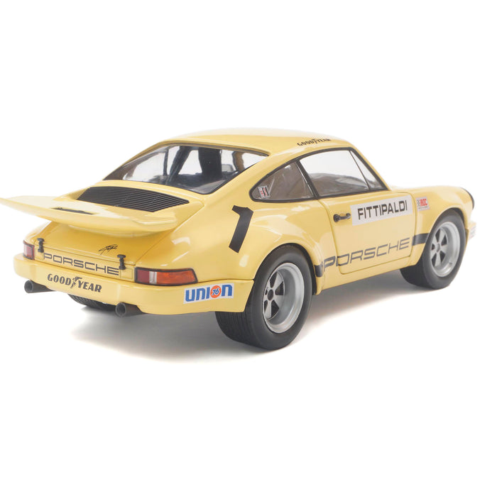 1:18 Porsche 911 IROC Yellow #1 Fittipaldi 1974