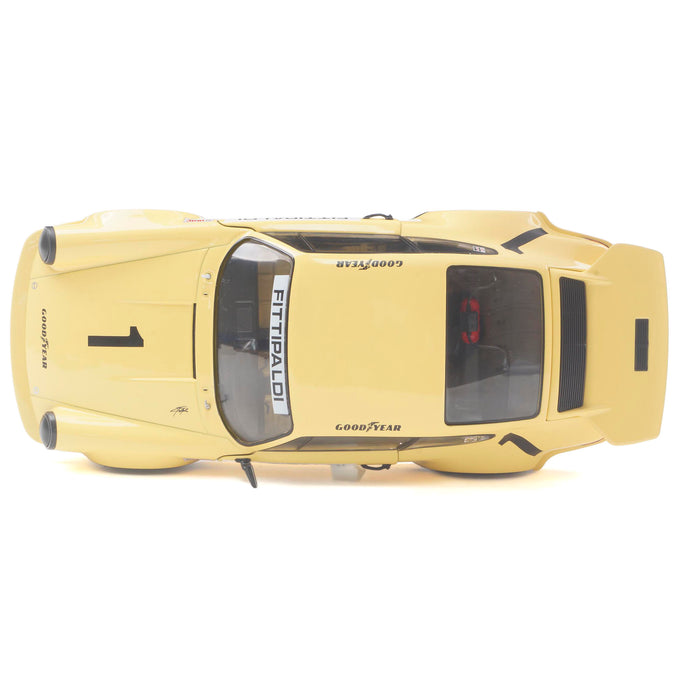 1:18 Porsche 911 IROC Yellow #1 Fittipaldi 1974