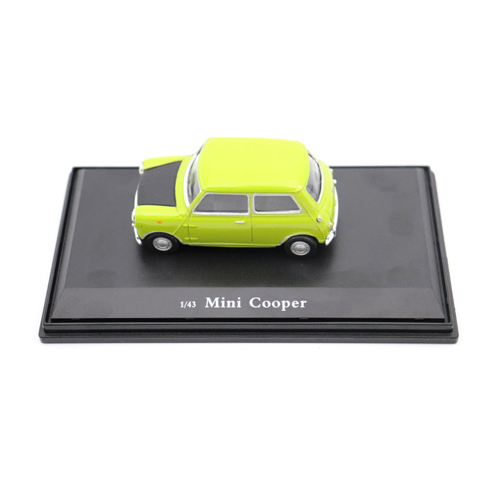 1:43 Mini Cooper Green: Black Bonnet
