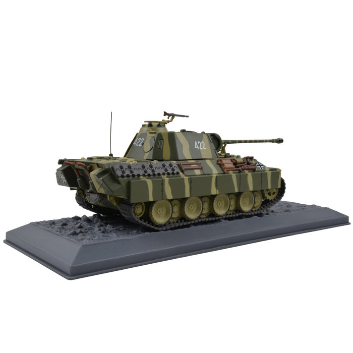 German Sd. Kfz. 171 PzKpfw V Panther Ausf. A Medium Tank with Side Armor Panels - "422", 18.Panzer Division, Poland, October 1944 (1:43 Scale)