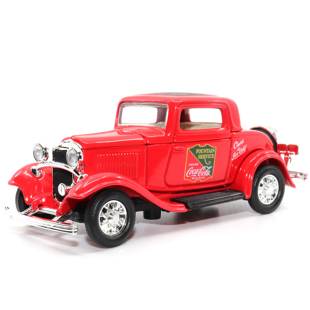 Coca-Cola  Ford V8 全長約23㎝　SOLIDO社　フランス製 Solido Ford V8 Roadster 1934 Coca-Cola Red & Black Model Car 1/19