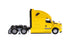 1:50 Freightliner Cascadia SBFA Tandem with 72" Sleeper - Yellow