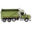1:50 Western Star Tandem with Pusher Axle & Ox Bodies Stampede Dump – Opening Hood, Detroit Diesel Engine, Opening Doors with Cab Interior – Cab and Dump – Metallic Olive Green