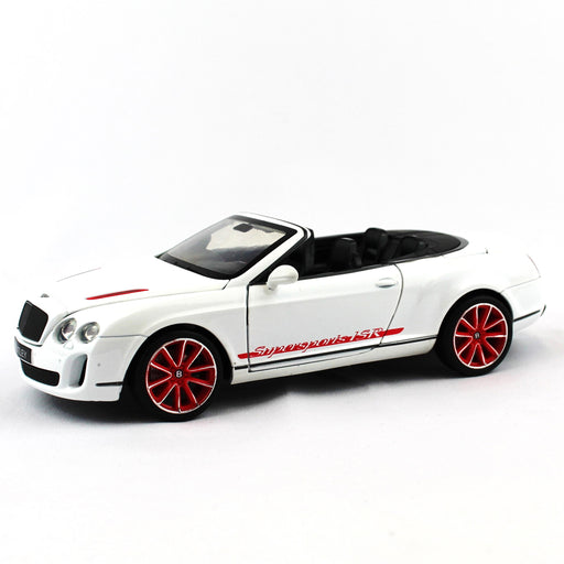 1:24 2011 Bentley Continental Supersports Convertible ISR (OPEN)- White