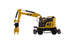 1:87 Cat® M323F Railroad Wheeled Excavator, Safety Yellow Color