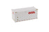 1:50 20' Dry Goods Sea Container - OOCL - White