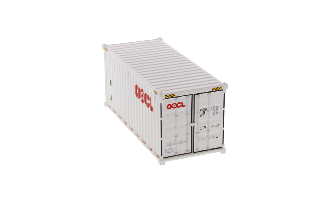 1:50 20' Dry Goods Sea Container - OOCL - White
