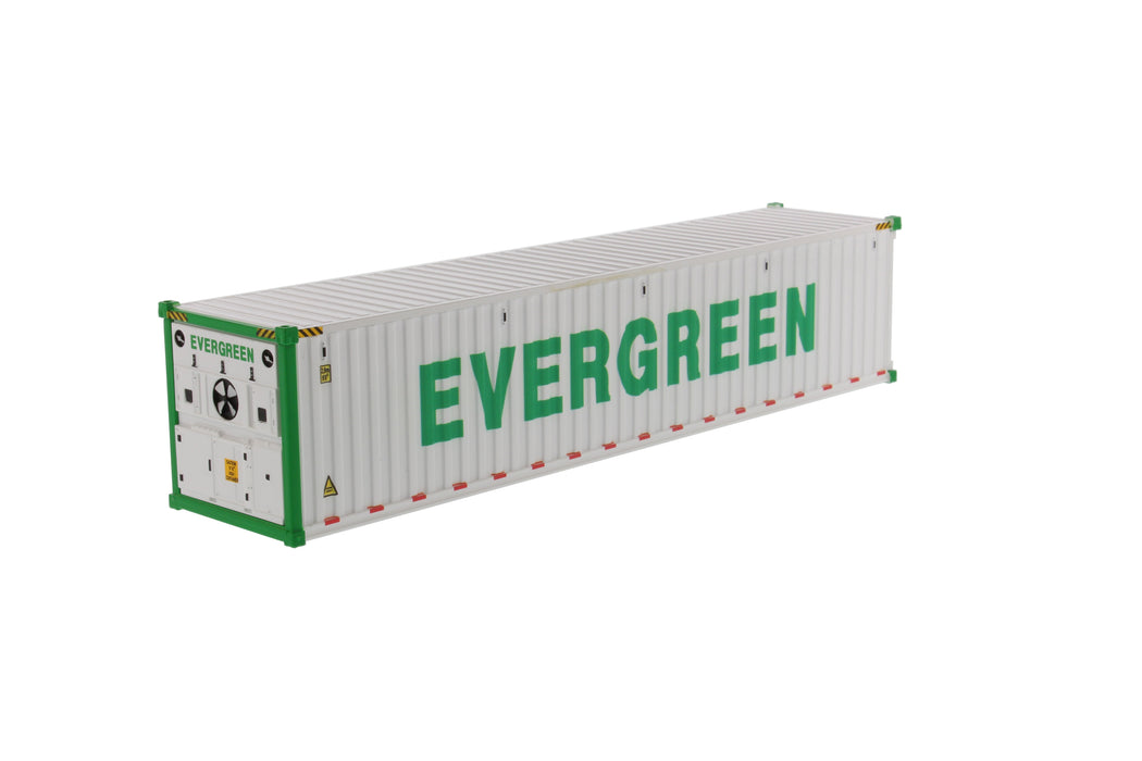 1:50 40' Refrigerated Sea Container - Evergreen - White