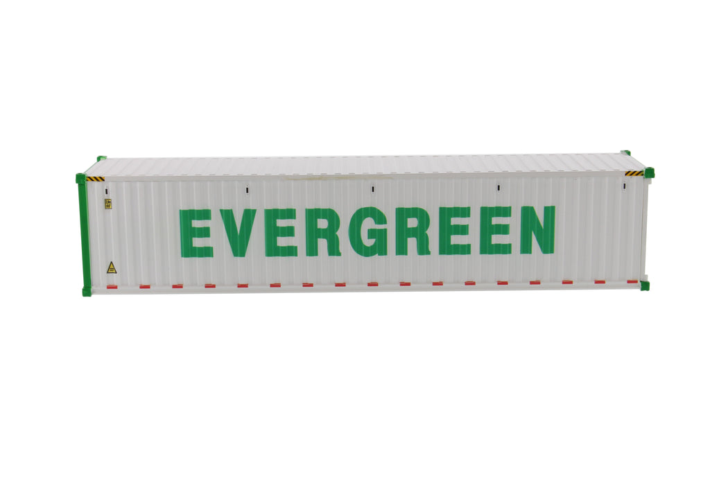 1:50 40' Refrigerated Sea Container - Evergreen - White
