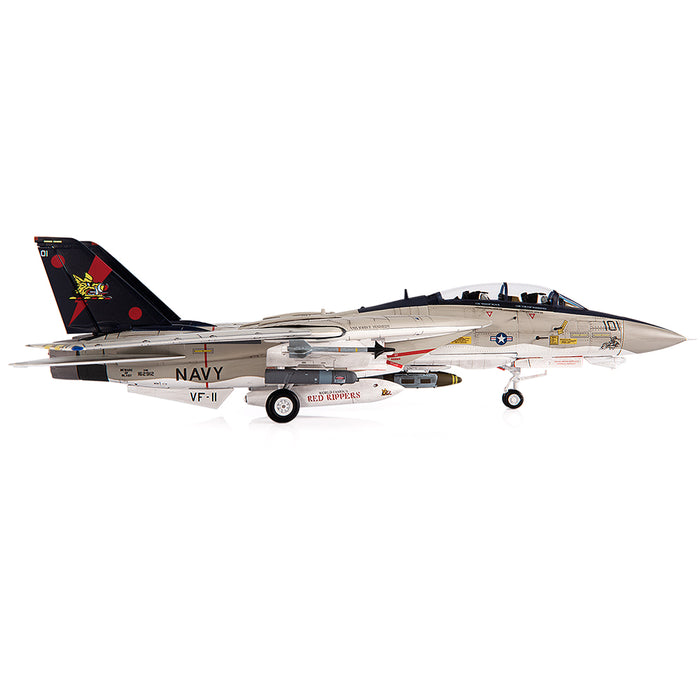 F-14B Tomcat - U.S. NAVY, VF-11 Red Rippers, "THANKS FOR THE RIDE", 2005 (1:72 Scale)
