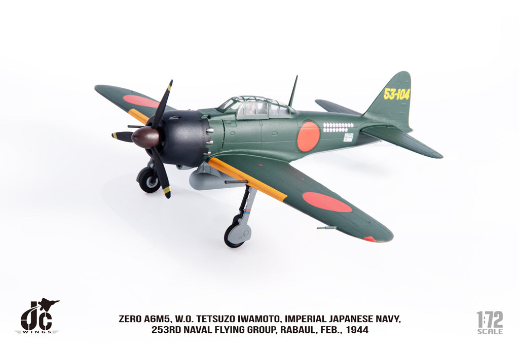 Zero A6M5 - W.O. Tetsuzo Iwamoto, Imperial Japanese Navy, 253rd Naval Flying Group, 1944 (1:72 Scale)