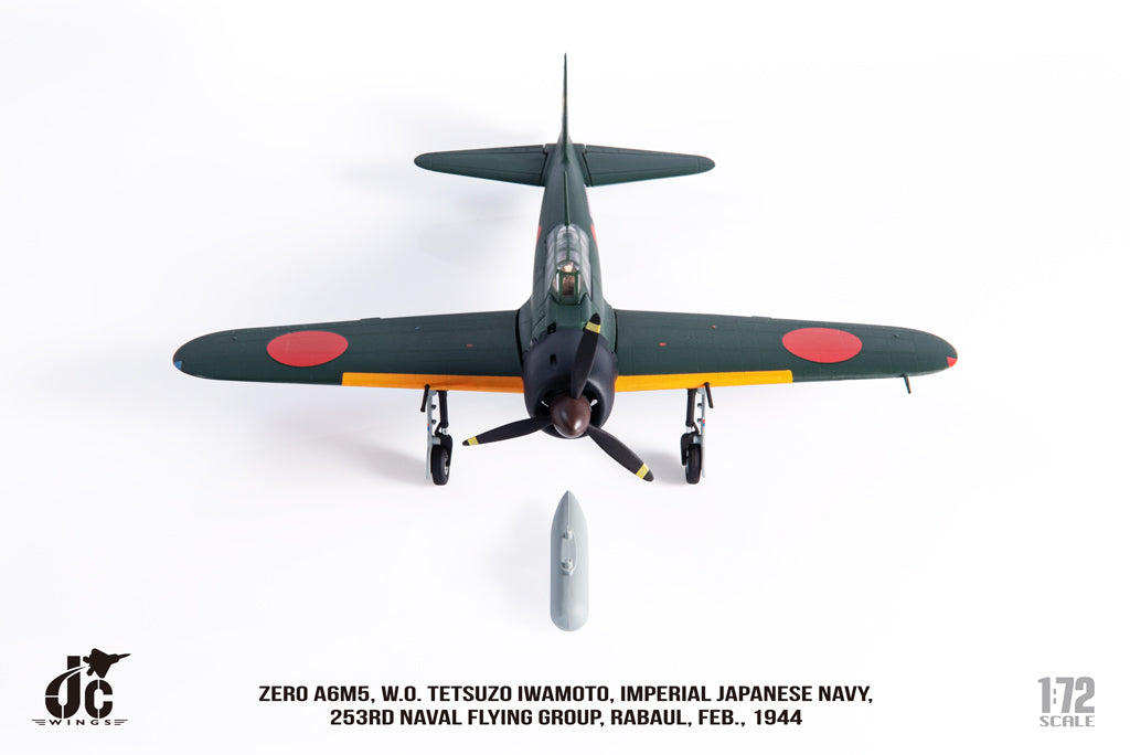 Zero A6M5 - W.O. Tetsuzo Iwamoto, Imperial Japanese Navy, 253rd Naval Flying Group, 1944 (1:72 Scale)